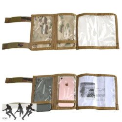 Equipo táctico de Paintball, funda para brazo, mapa de bolsillo, bolsa