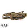 Equipo táctico de Paintball, funda para brazo, mapa de bolsillo, bolsa