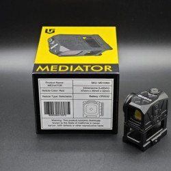 Gideon Optics mediador, punto rojo, mira de retícula múltiple, 16mm, m
