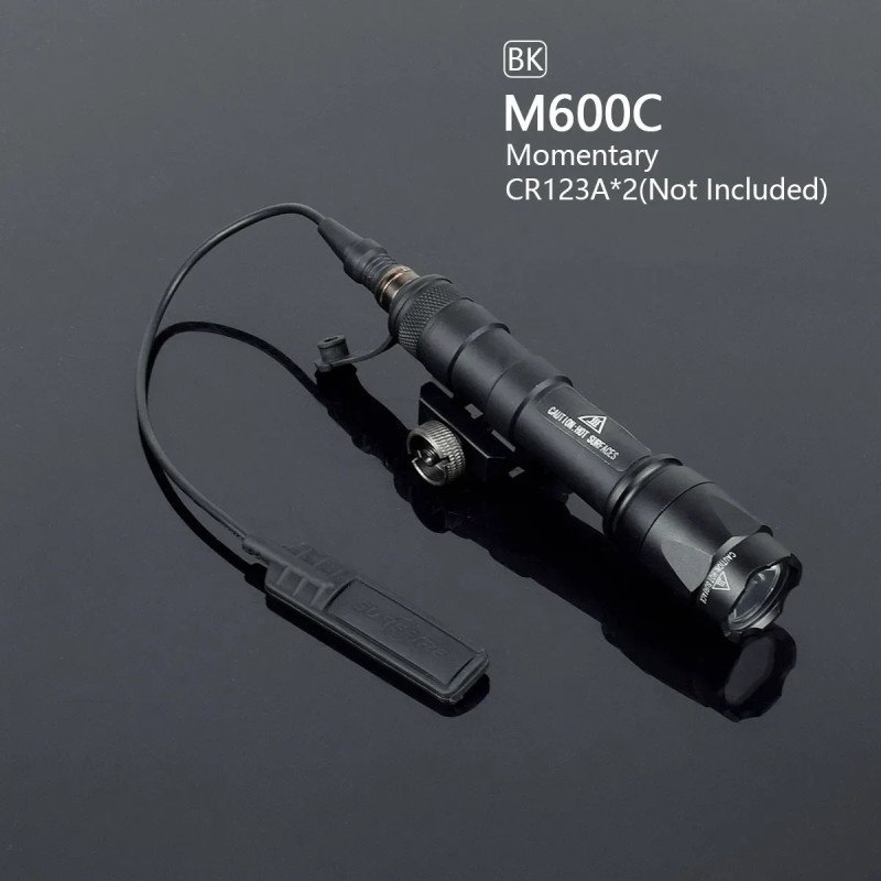 Linterna táctica SF M600 M300 Airsoft potente interruptor Dual AR15 Ri Linterna táctica SF M600 M300 Airsoft potente interruptor Dual AR15 Ri