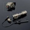 Linterna táctica SF M600 M300 Airsoft potente interruptor Dual AR15 Ri