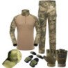 Trajes de uniforme táctico Milit, traje de camuflaje para exteriores,
