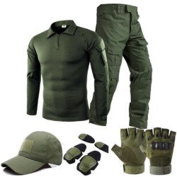 Trajes de uniforme táctico Milit, traje de camuflaje para exteriores,