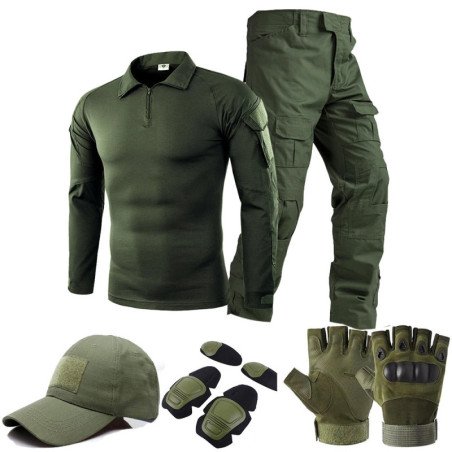 Trajes de uniforme táctico Milit, traje de camuflaje para exteriores,