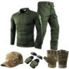 Trajes de uniforme táctico Milit, traje de camuflaje para exteriores,