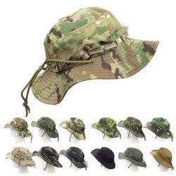 Sombrero de cubo para exteriores, sombrero Boonie de camuflaje, sombre
