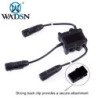 WADSN Dual u94 PTT Push To Talk Softai Airsoft auriculares Kenwood par