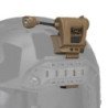 Luz táctica para casco, 4 modos, carga MPLS, LED, linterna para casco 