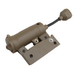 Luz táctica para casco, 4 modos, carga MPLS, LED, linterna para casco 