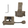 Luz táctica para casco, 4 modos, carga MPLS, LED, linterna para casco 