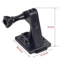 Soporte adaptador para casco táctico, cámara de acción frontal, montaj