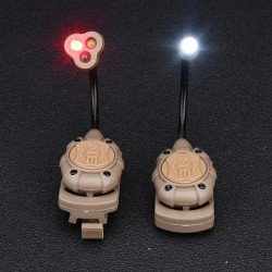 WADSN casco táctico Airsoft luz Princeton Softair linterna IR punto ro