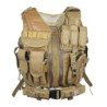 Chaleco táctico Molle ajustable, chalecos de armadura corporal de comb