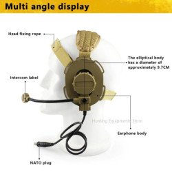 Auriculares tácticos de tiro III Z, auriculares tácticos Bowman Elite