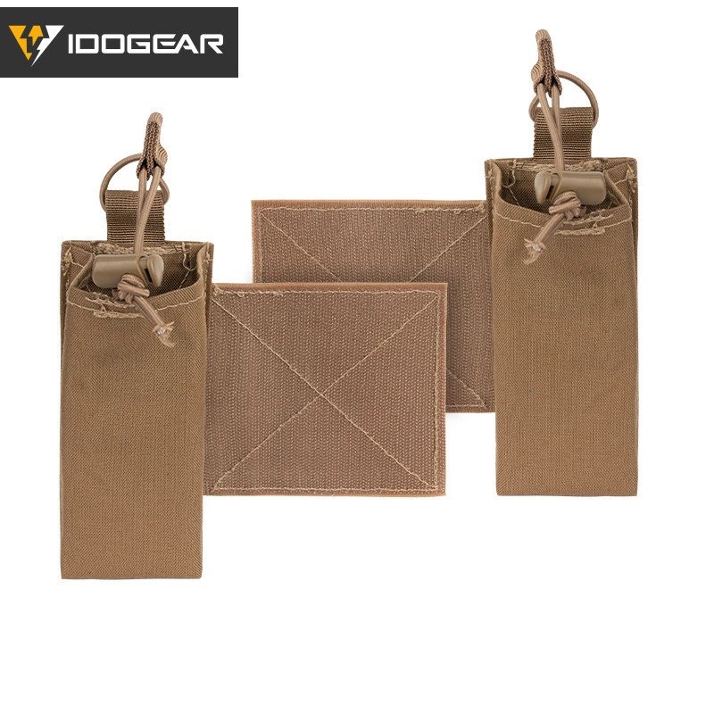 IDOGEAR-bolsa de Radio táctica, expansor de alas, soporte para Walkie IDOGEAR-bolsa de Radio táctica, expansor de alas, soporte para Walkie
