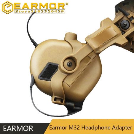 Soporte táctico para auriculares EARMOR M32, soporte de montaje en rie