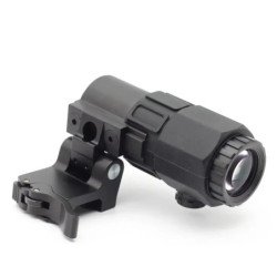 Mira táctica G45, lupa fija 5X con interruptor a óptica, lado reflejo,