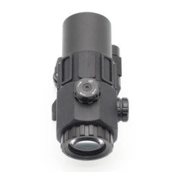 Mira táctica G45, lupa fija 5X con interruptor a óptica, lado reflejo,
