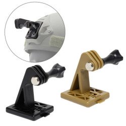 Soporte adaptador para casco táctico, cámara de acción frontal, montaj