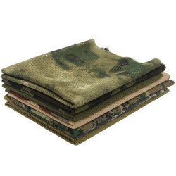 Bufanda transpirable de malla para caza, Bandana táctica de 165x48cm,
