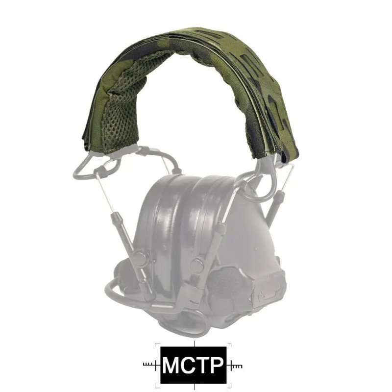 Diadema táctica para auriculares, cubierta para auriculares al aire li
