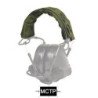 Diadema táctica para auriculares, cubierta para auriculares al aire li