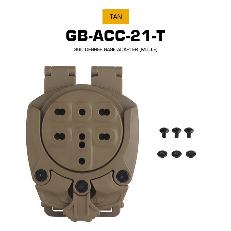 Adaptador de Base de nailon de 360 grados, accesorio de soporte de aju