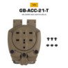 Adaptador de Base de nailon de 360 grados, accesorio de soporte de aju