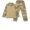Uniforme táctico para niños, conjuntos de ropa de caza, trajes de camu
