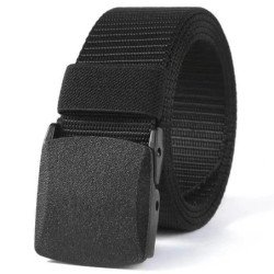 Cinturón táctico automático de nylon, cinturón de lona militar de cint