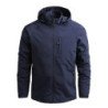 Chaqueta impermeable para hombre, rompevientos de talla grande, abrigo