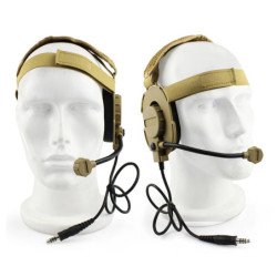 Auriculares tácticos de comunicación para tiro al aire libre, auricula