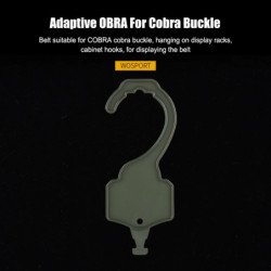 Colgador táctico para cinturones con hebilla Cobra, accesorios de exhi