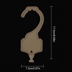 Colgador táctico para cinturones con hebilla Cobra, accesorios de exhi