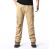 2025 100 pantalones Cargo de algodón para hombre, monos holgados con b
