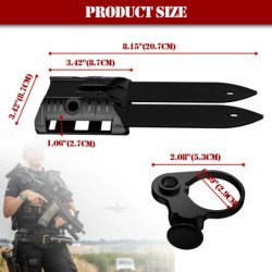 Funda universal para pistola AR, placa táctica para AR10 AK AR15 M4 M1