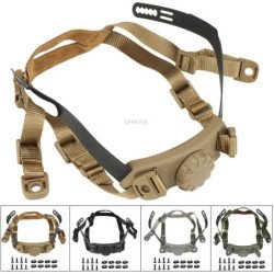 Sistema de suspensión interior para casco, cascos CS de caza y tiro, c