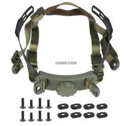 Sistema de suspensión interior para casco, cascos CS de caza y tiro, c