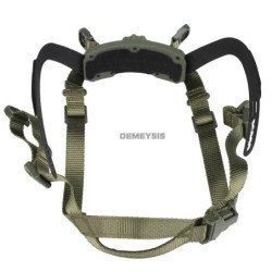 Sistema de suspensión interior para casco, cascos CS de caza y tiro, c