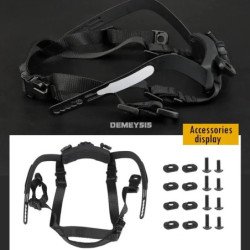 Sistema de suspensión interior para casco, cascos CS de caza y tiro, c