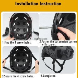 Sistema de suspensión interior para casco, cascos CS de caza y tiro, c