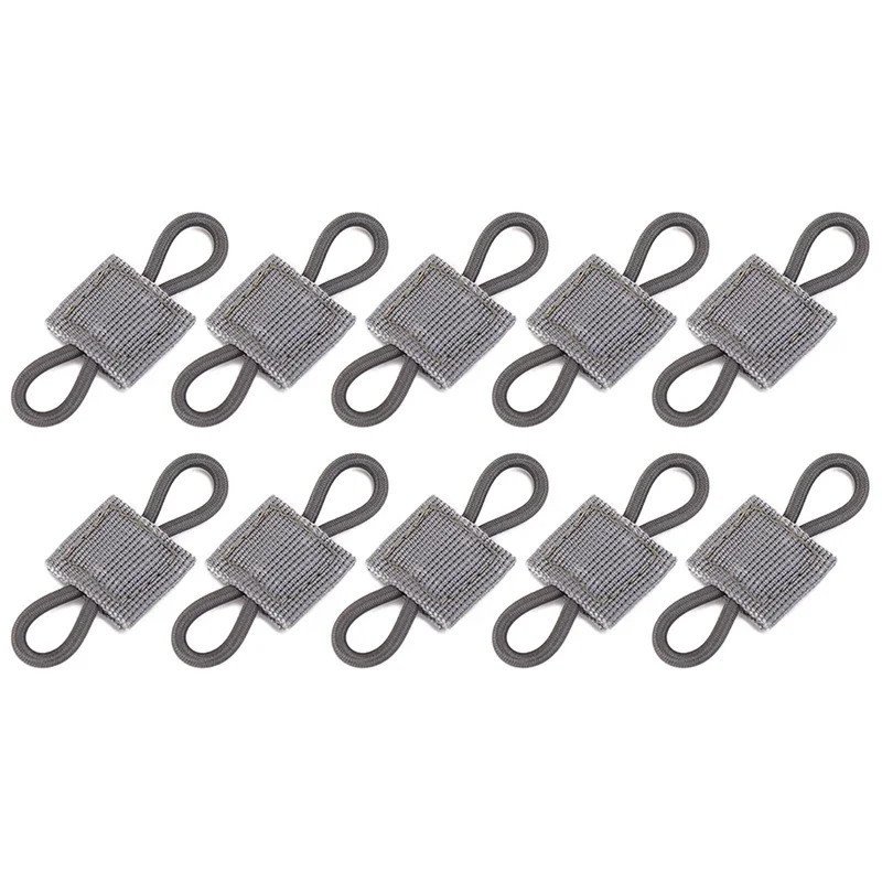 10 unids/pack al aire libre PTT correa fija chaleco táctico accesorios