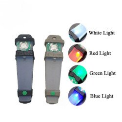 Linterna táctica para casco Airsoft, luz de identificación, marcador S
