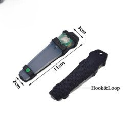 Linterna táctica para casco Airsoft, luz de identificación, marcador S