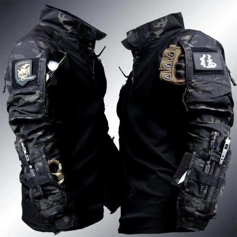 Nuevas camisas tácticas, traje de caza, entrenamiento al aire libre, c