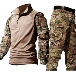 Nuevas camisas tácticas, traje de caza, entrenamiento al aire libre, c