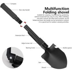 ngineer Shovel Military Shovel Outdoor Multifunctional Folding Camping