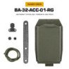Bolsa magnética horizontal ligera con cinturón MOLLE para cinturón y p