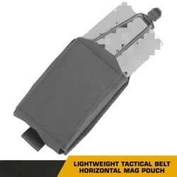 Bolsa magnética horizontal ligera con cinturón MOLLE para cinturón y p