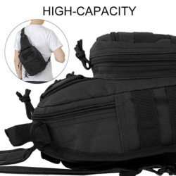 Bolso cruzado militar impermeable táctico hombro pequeño bolso de pech
